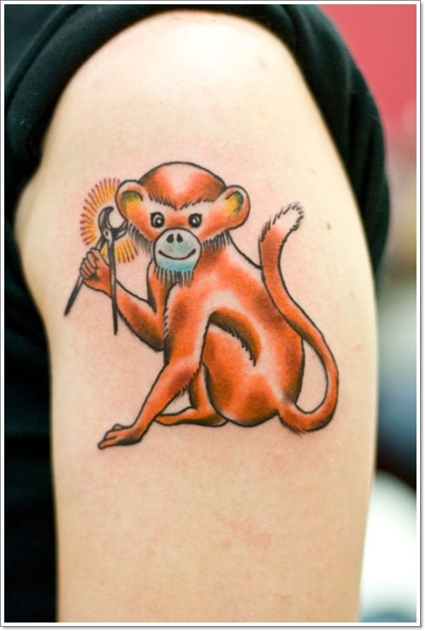tatuagem macaco 358