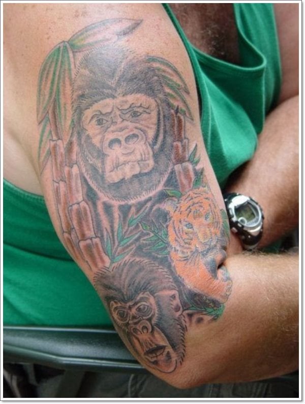tatuagem macaco 374