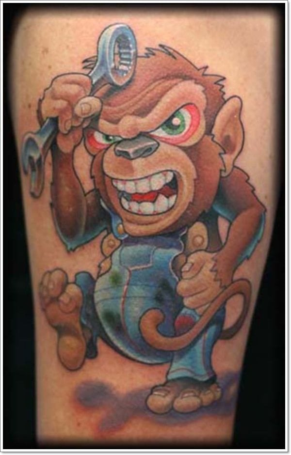 tatuagem macaco 398