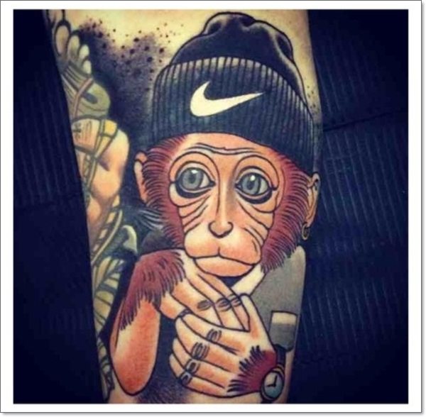 tatuagem macaco 406