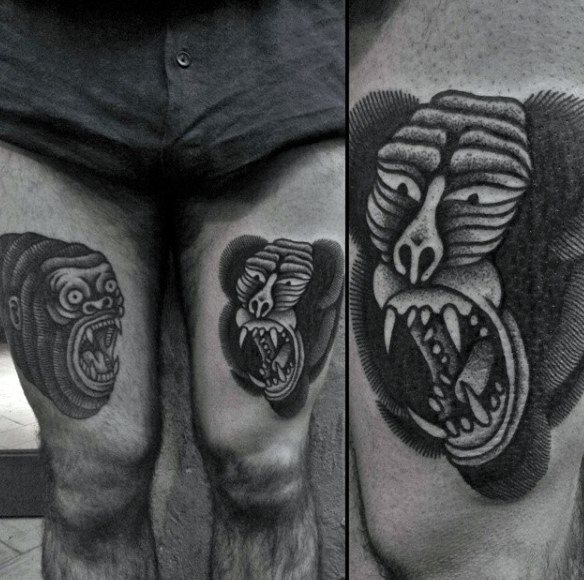 tatuagem macaco 454