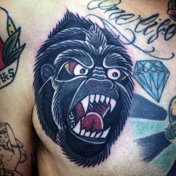 tatuagem macaco 462