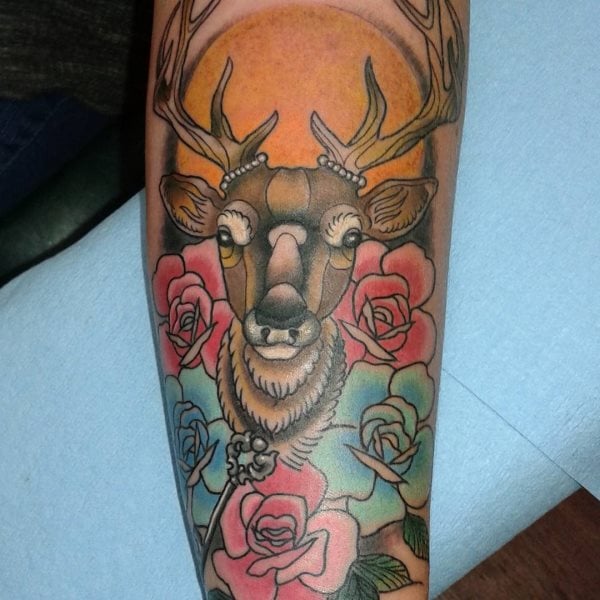 tatuagem cervo 110