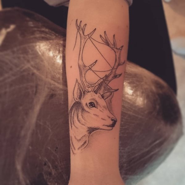 tatuagem cervo 126