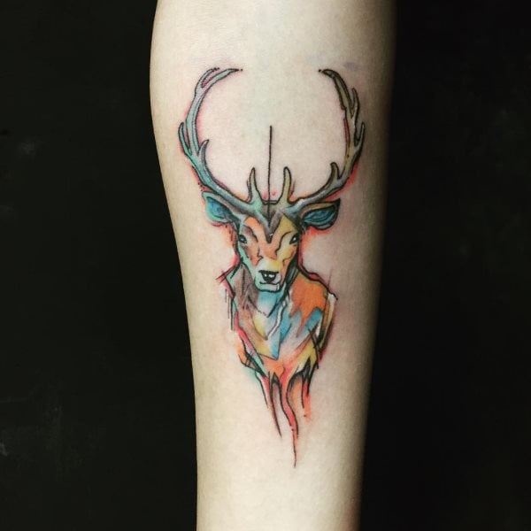 tatuagem cervo 138