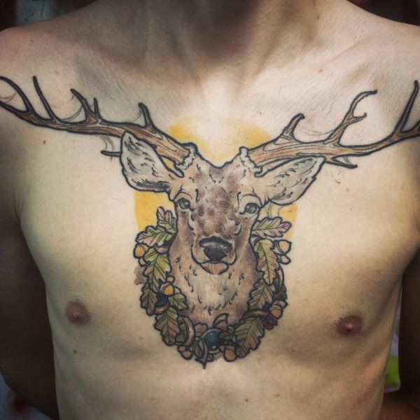 tatuagem cervo 180