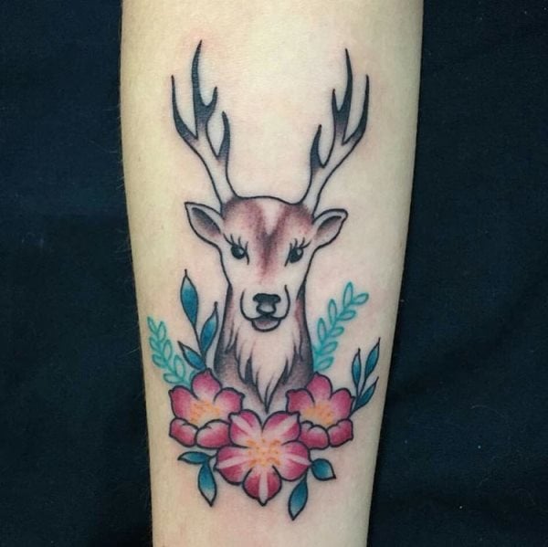 tatuagem cervo 258