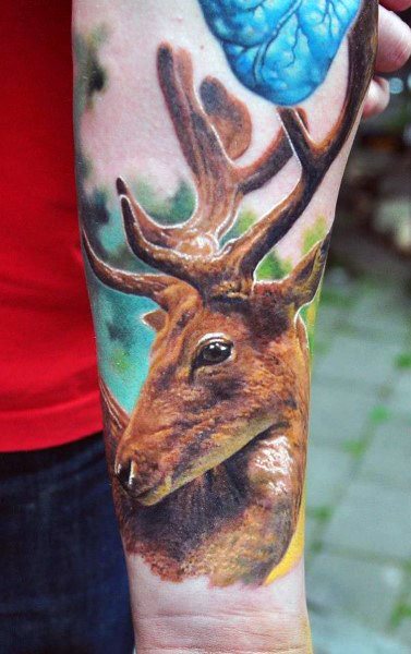 tatuagem cervo 278
