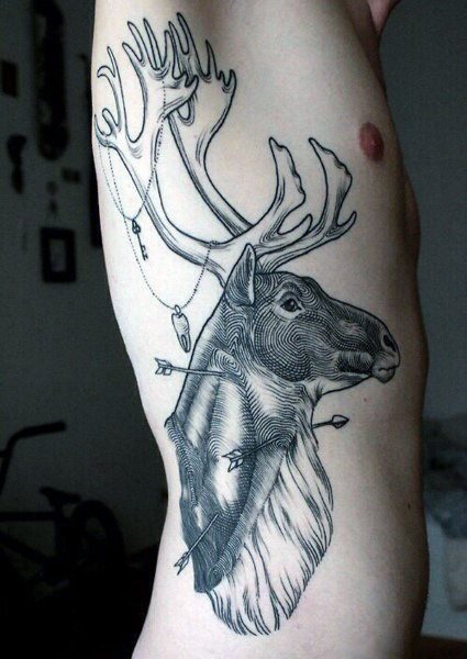 tatuagem cervo 286