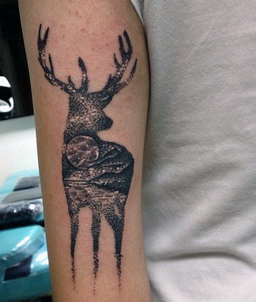 tatuagem cervo 308