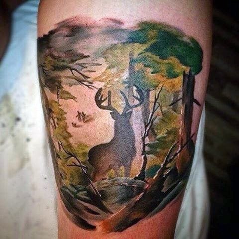 tatuagem cervo 320