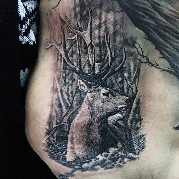 tatuagem cervo 352