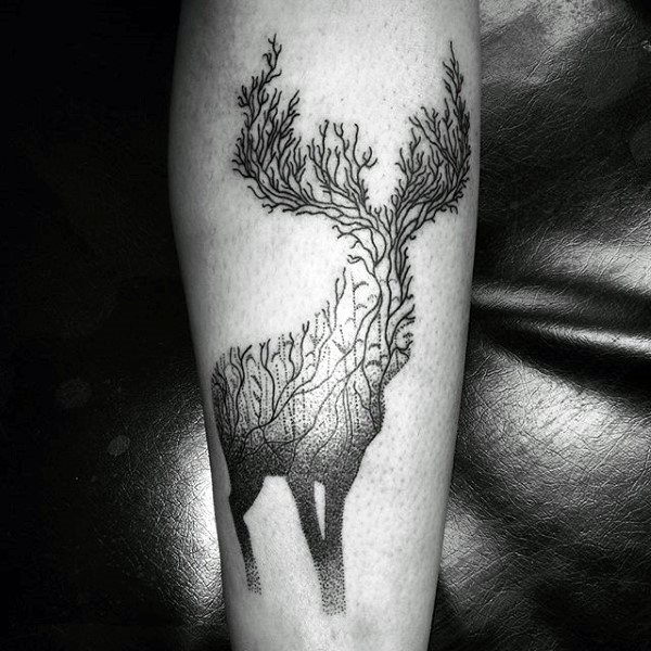 tatuagem cervo 362