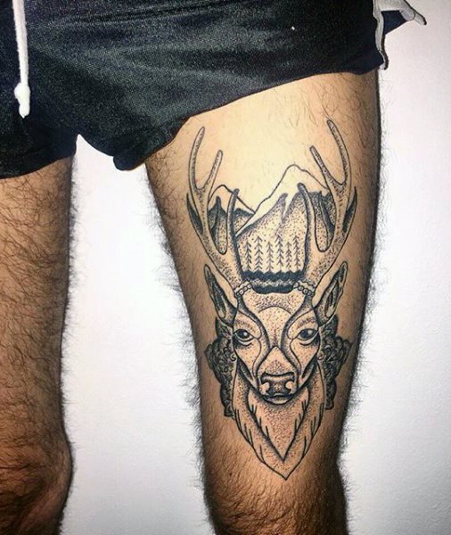 tatuagem cervo 372