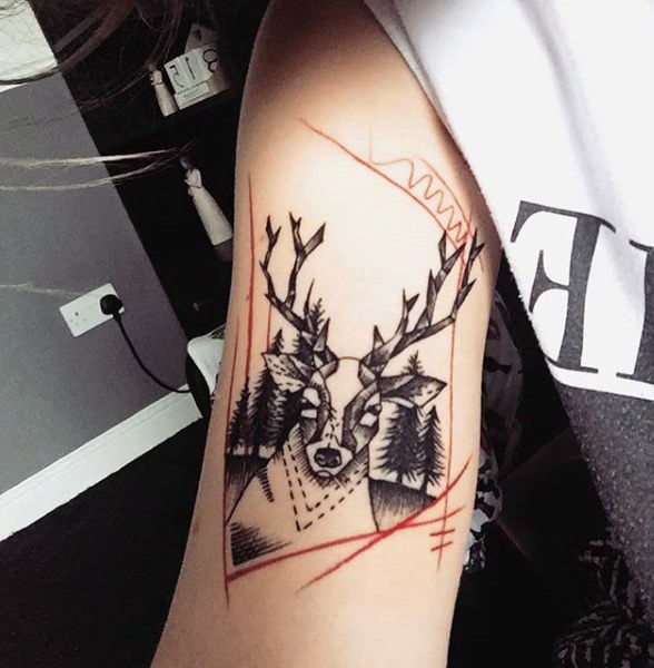 tatuagem cervo 378