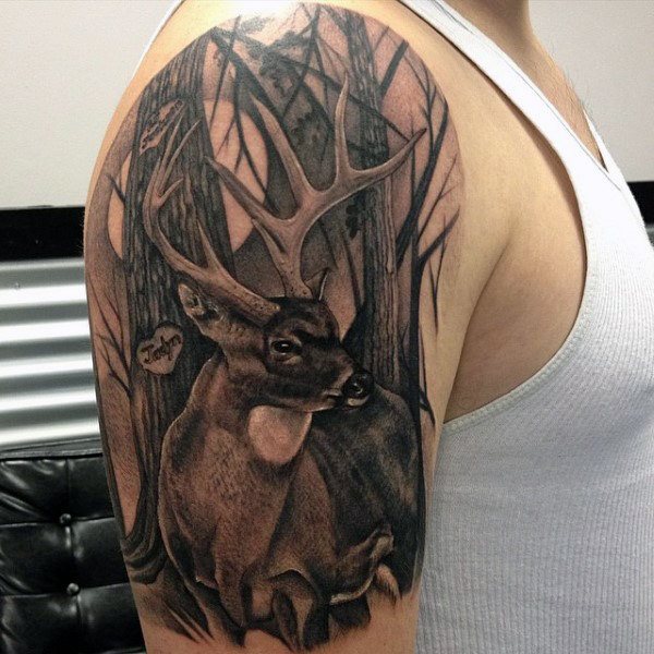 tatuagem cervo 384