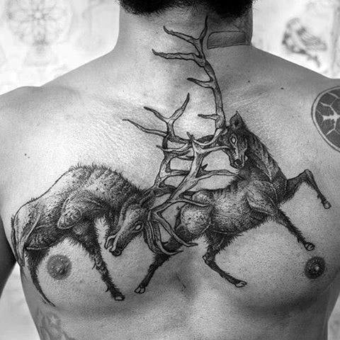 tatuagem cervo 388