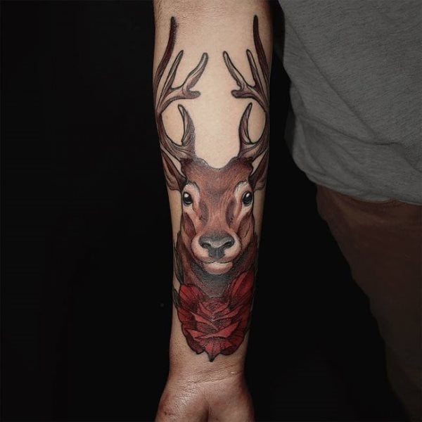 tatuagem cervo 44