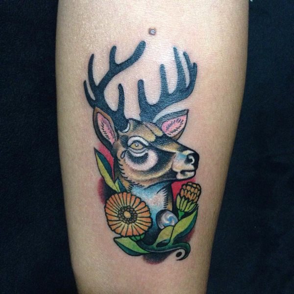 tatuagem cervo 82