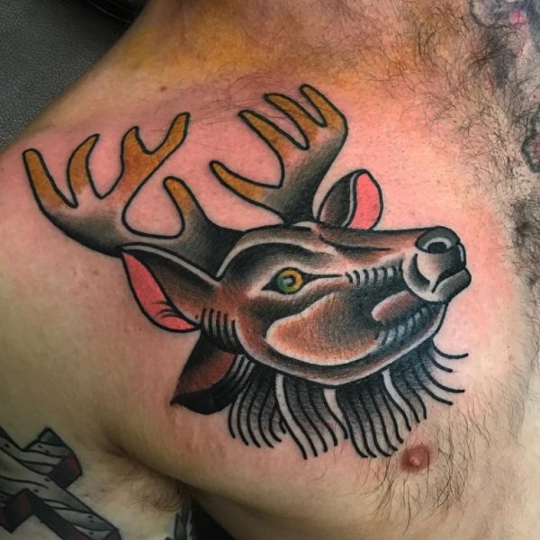 tatuagem cervo 84