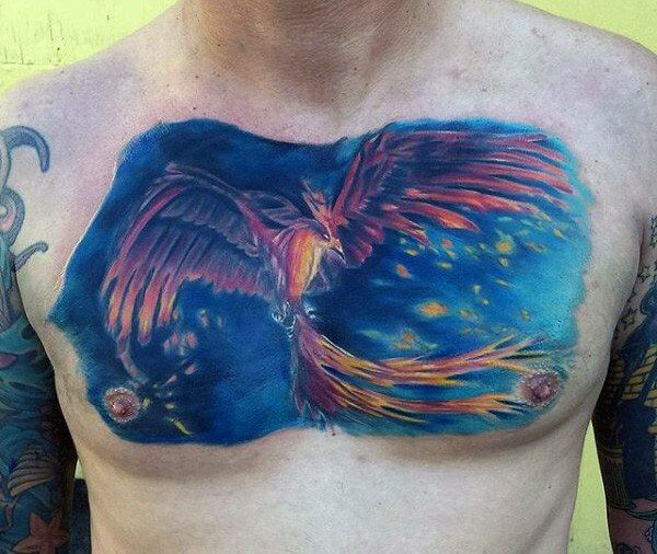 130 tatuagens da ave fénix (e os seus significados)