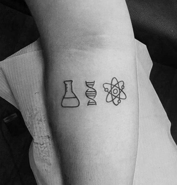 75 tatuagens relacionadas com Química