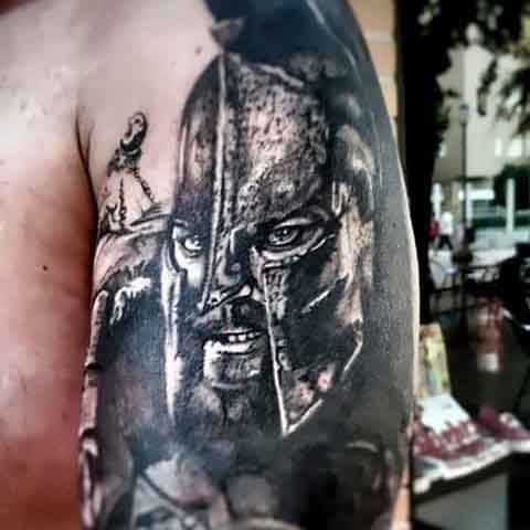 tatuagem espartano 118