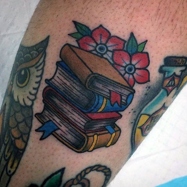 tatuagem livros 121