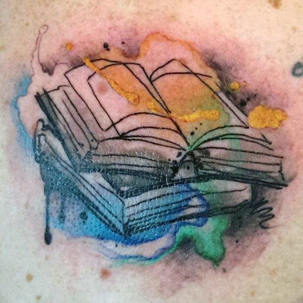 tatuagem livros 59