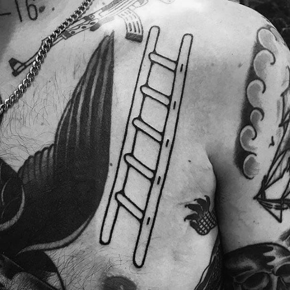 tatuagem escada 112