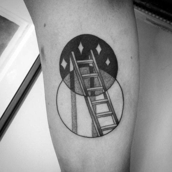 tatuagem escada 55
