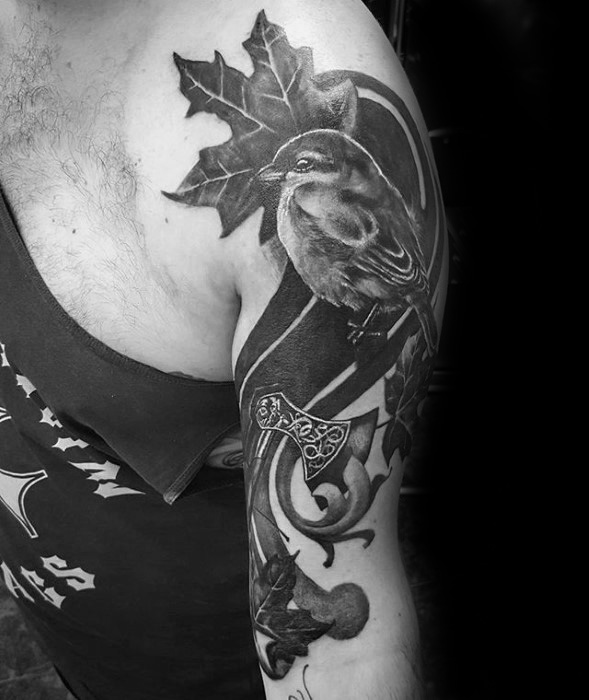 tatuagem machado 11