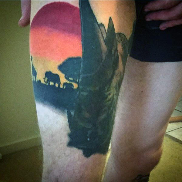 tatuagem por do sol 101