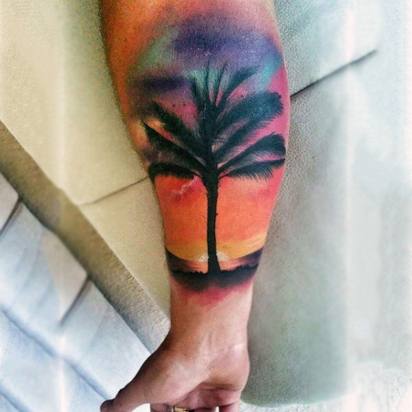 tatuagem por do sol 127