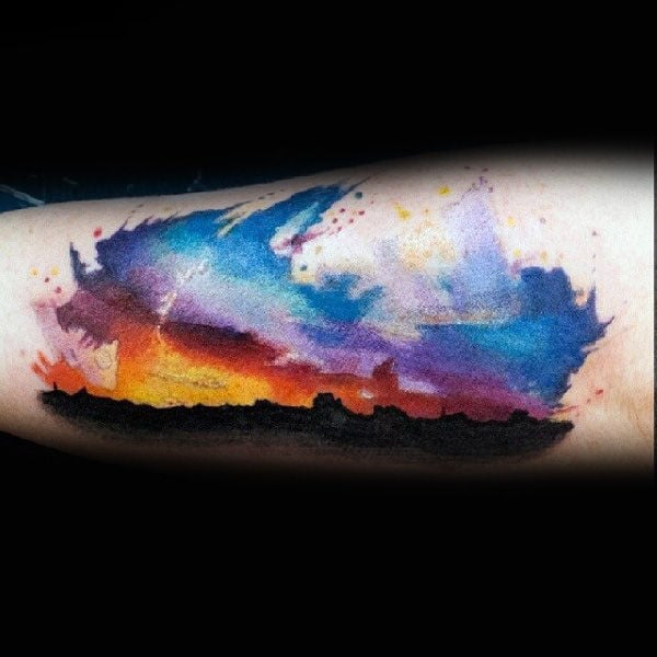 tatuagem por do sol 139