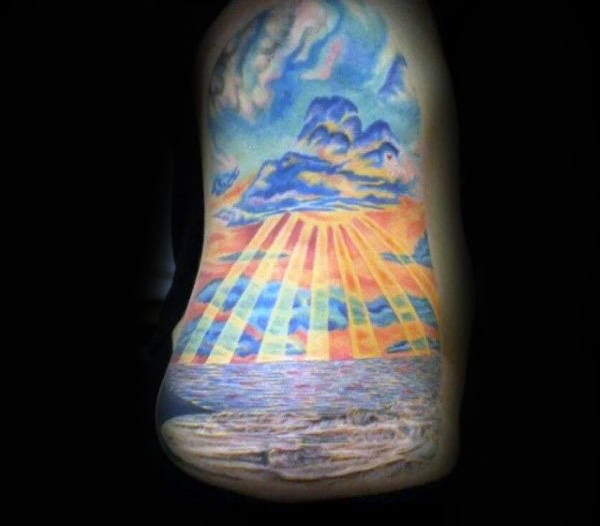 tatuagem por do sol 153