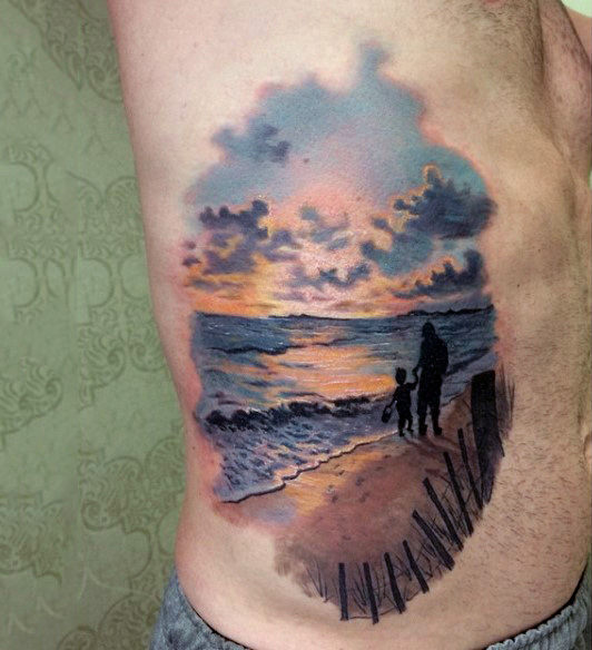 tatuagem por do sol 45