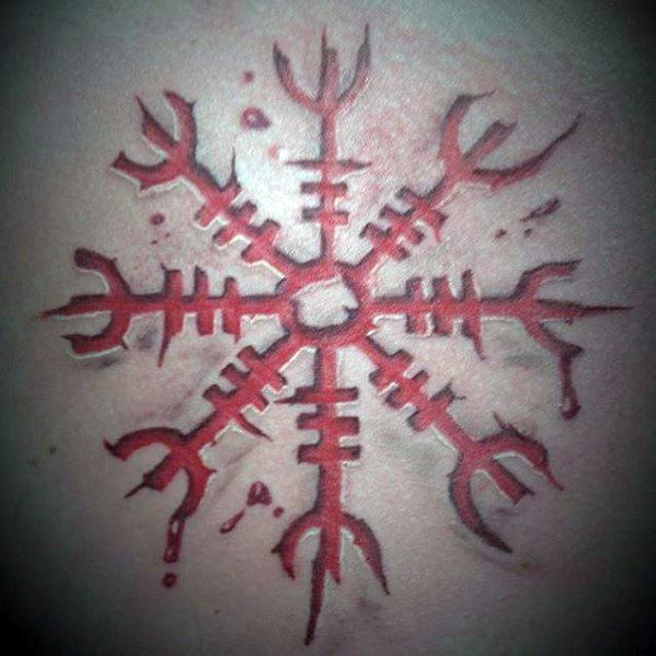 tatuagem simbolo viking aegishjalm 01