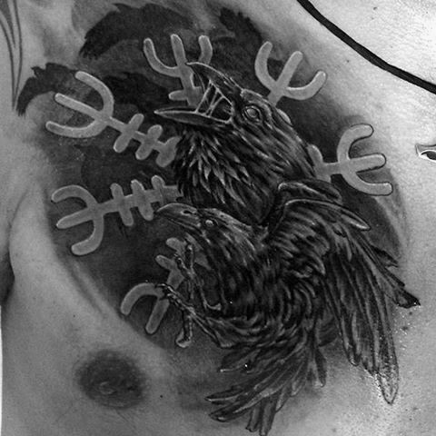 tatuagem simbolo viking aegishjalm 07
