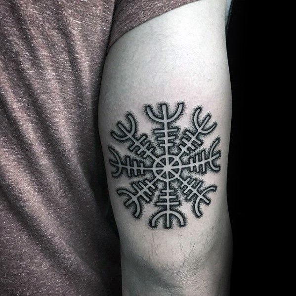 tatuagem simbolo viking aegishjalm 17
