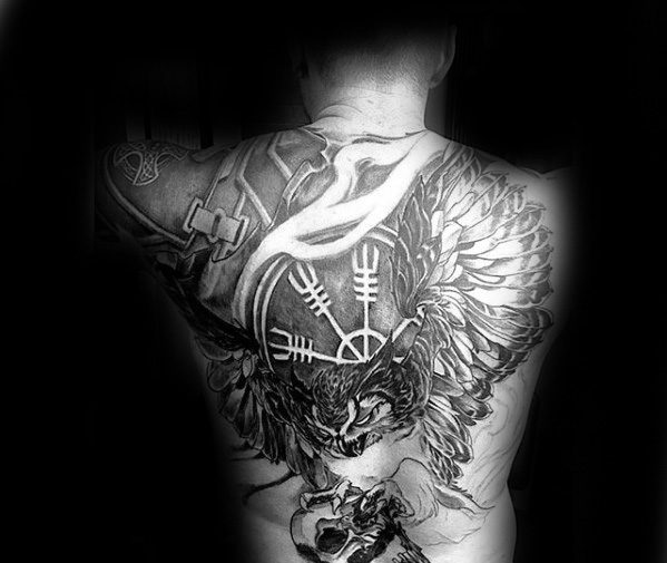 tatuagem simbolo viking aegishjalm 19