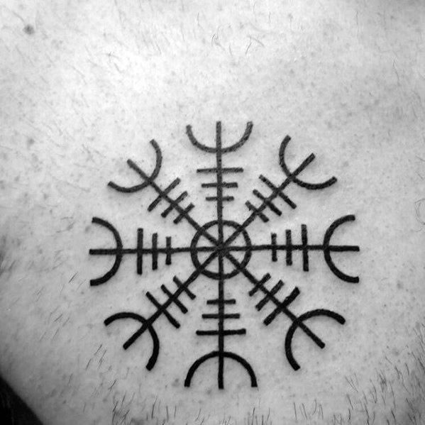 tatuagem simbolo viking aegishjalm 41