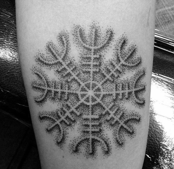 tatuagem simbolo viking aegishjalm 53