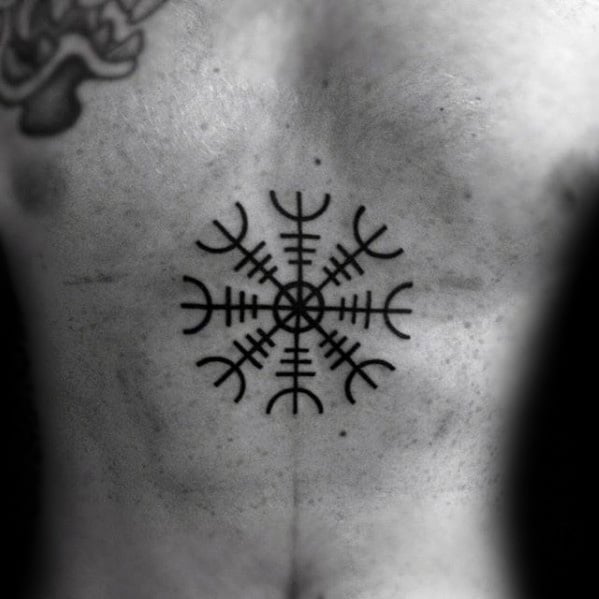 tatuagem simbolo viking aegishjalm 55