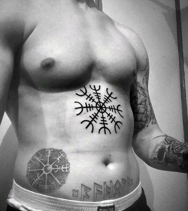 tatuagem simbolo viking aegishjalm 69